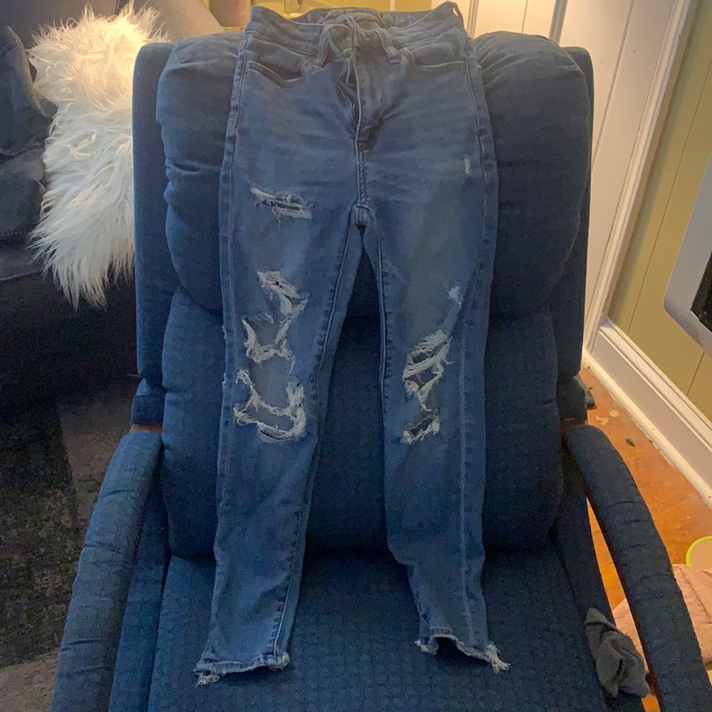 next level stretch ae high wasted skinny jeans